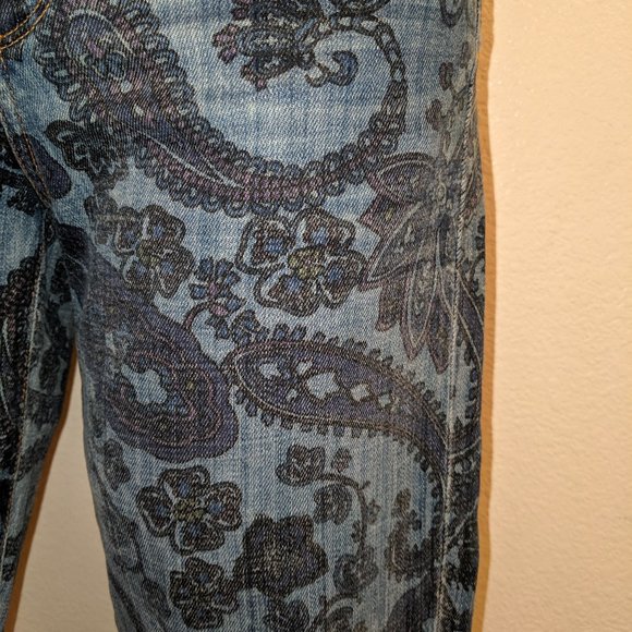Avedon Paisley Low Rise Skinny Jean - Picture 11 of 14